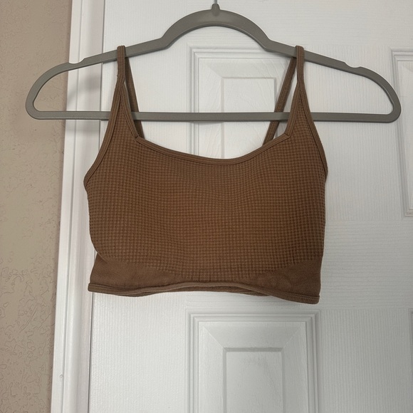 Gymshark Brown Waffle Knit Tank - Picture 1 of 2